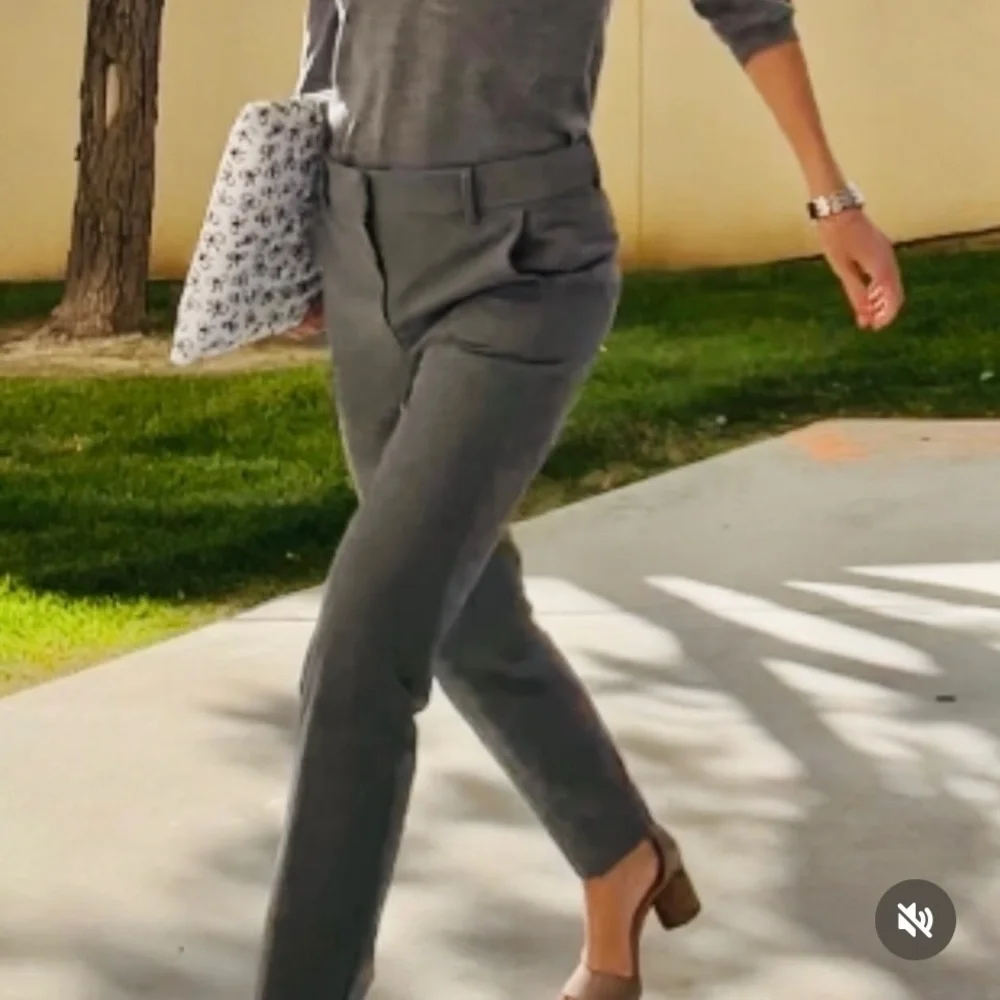 J. Crew Slim Cropped Ruby Dress Pants in Dove Grey